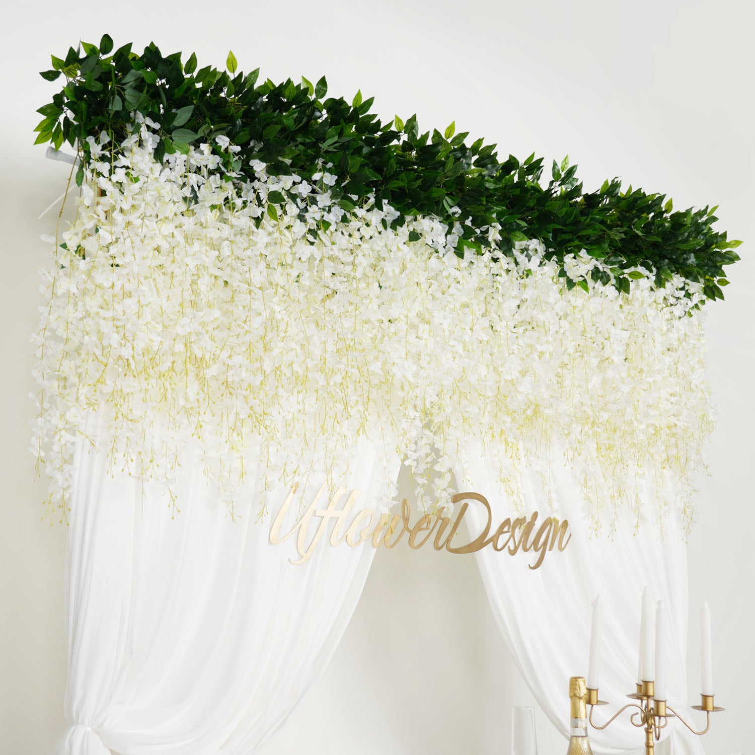 Artificial Wisteria Banquet Table Centerpieces 6 picture